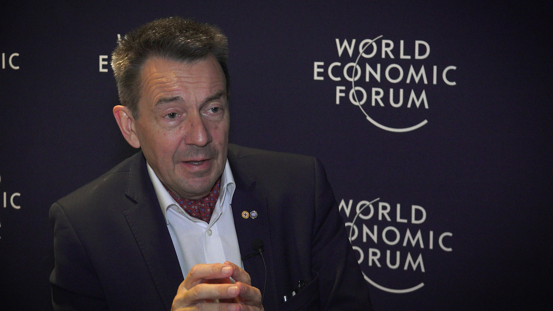 Peter Maurer in interview at WEF.
