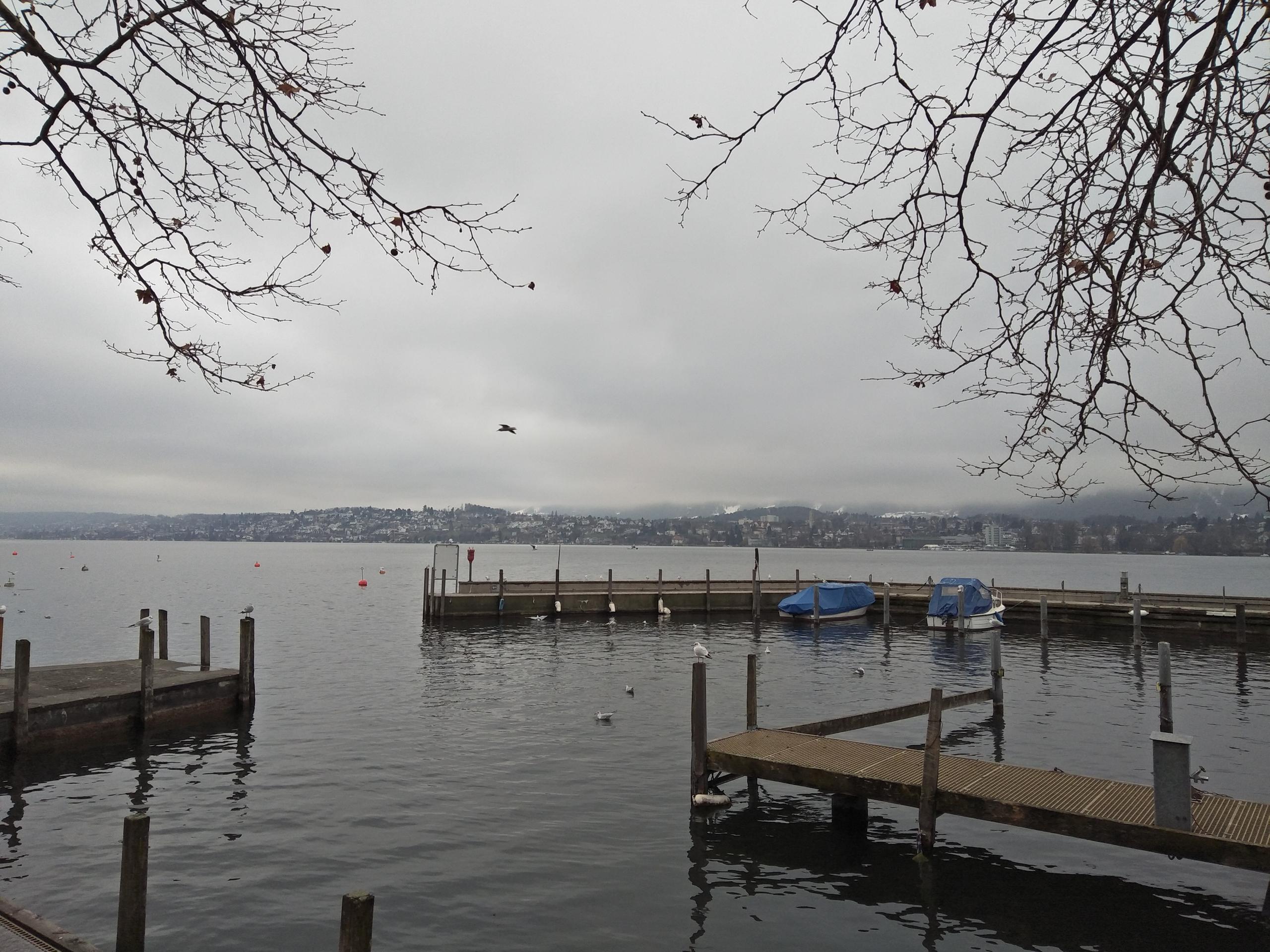 2017年12月24日的苏黎世湖