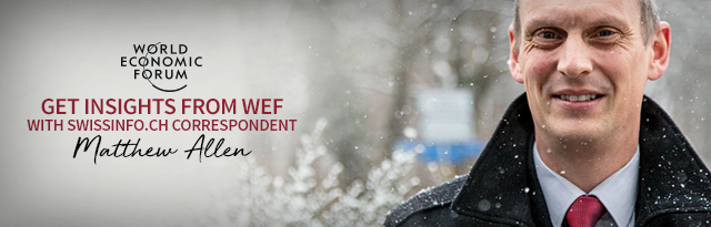 Matthew Allen reports live from the WEF Annual Meeting on Facebook