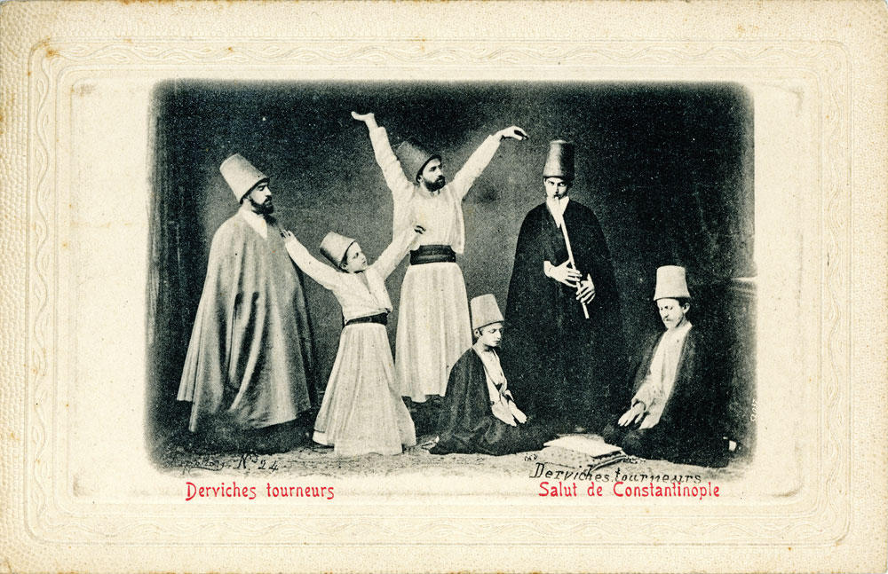 بطاقة بريدية تعود إلى العام 1880 عليها صورة فوتوغرافية