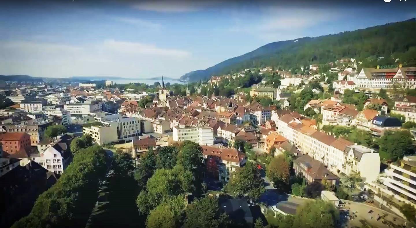 Panorama einer Stadt