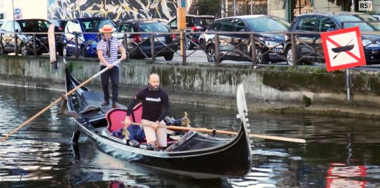 gondola sui navigli