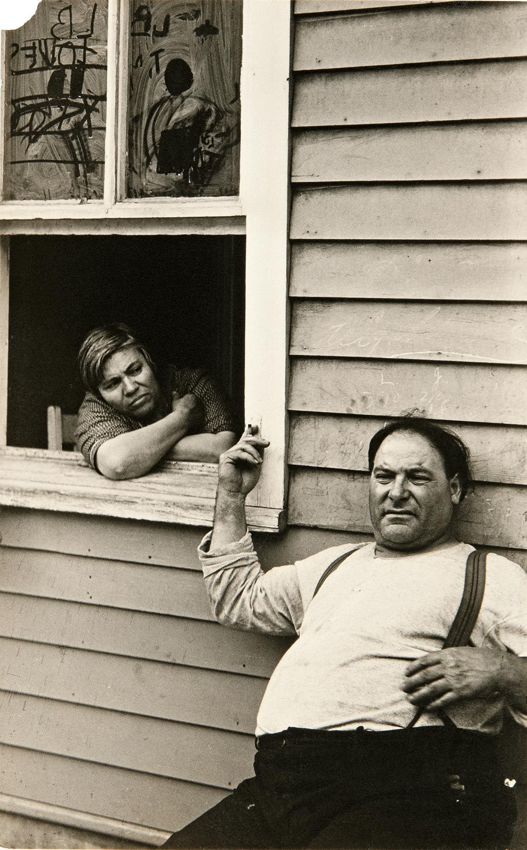 People in Summer, NY State Town, 1931