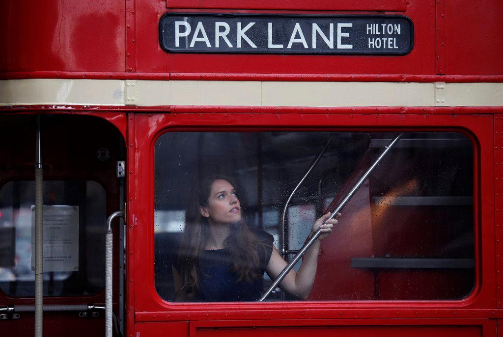 An original Routemaster Bus from 1966 in London