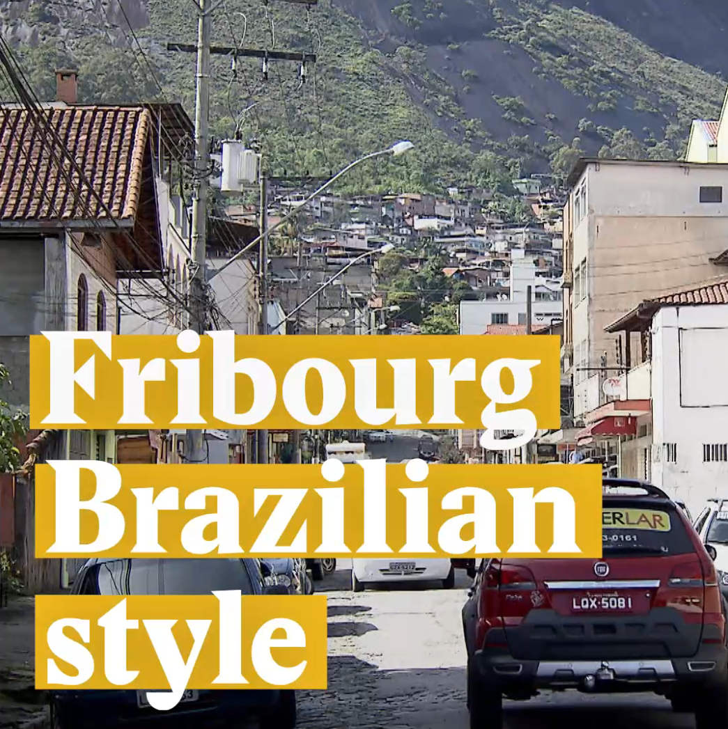 A cover image for a Nouvo video about a new Fribourg in Brazil.