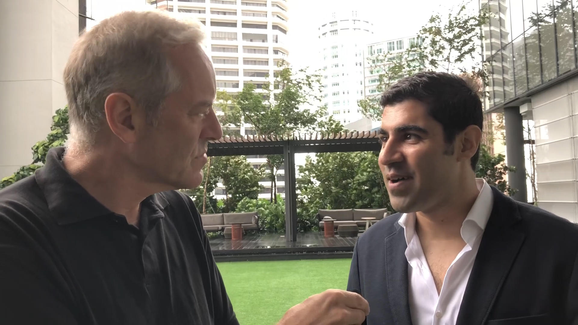 Bruno Kaufmann im Gespräch mit Parag Khanna.