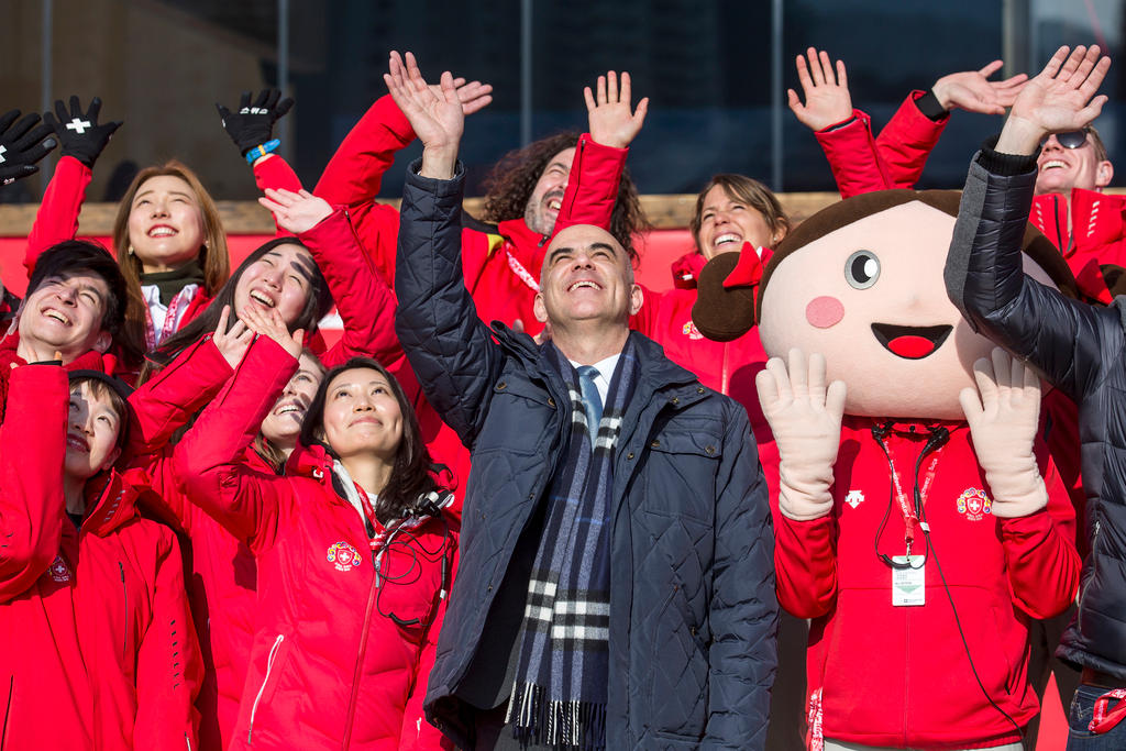 Alain Berset in PyeongChang