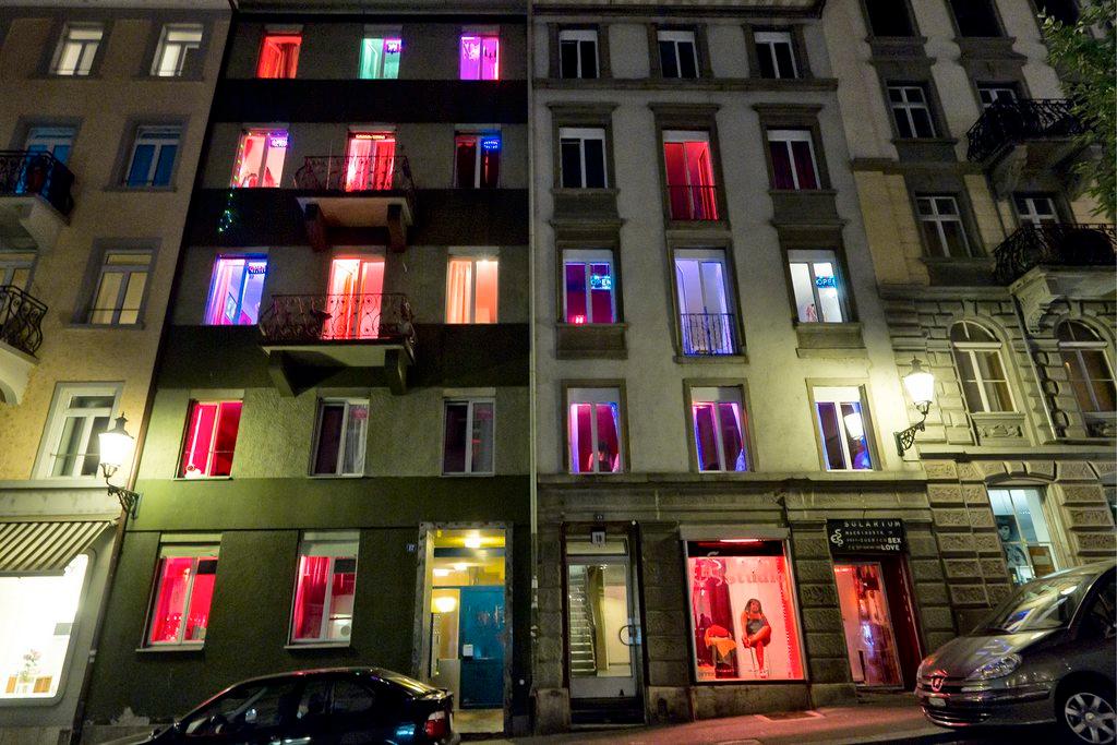 Building where prostitutes ply trade
