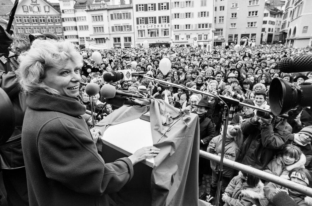 Christiane Brunner à Zurich.