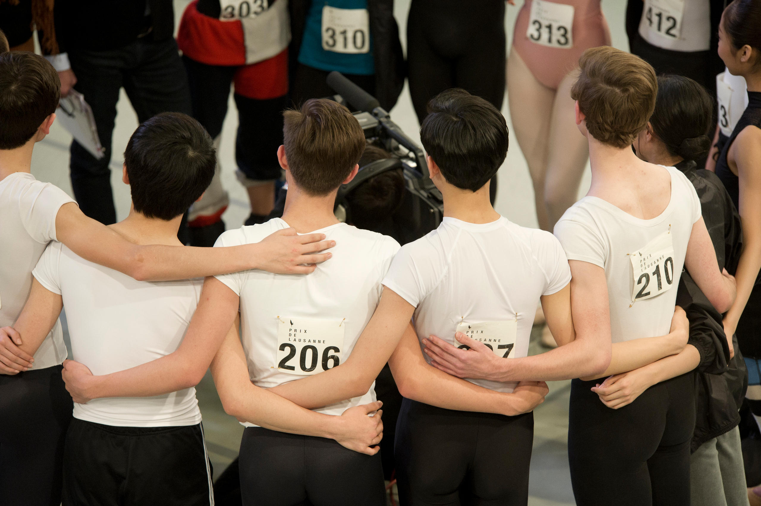 Group dancers