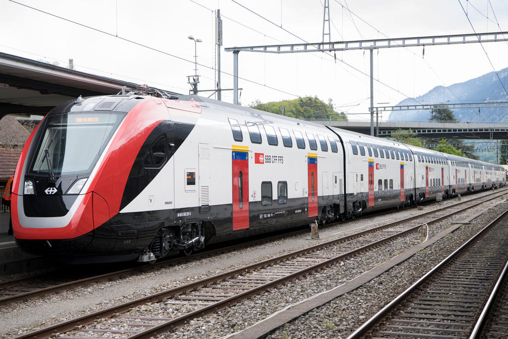 A picture of the new bombardier train