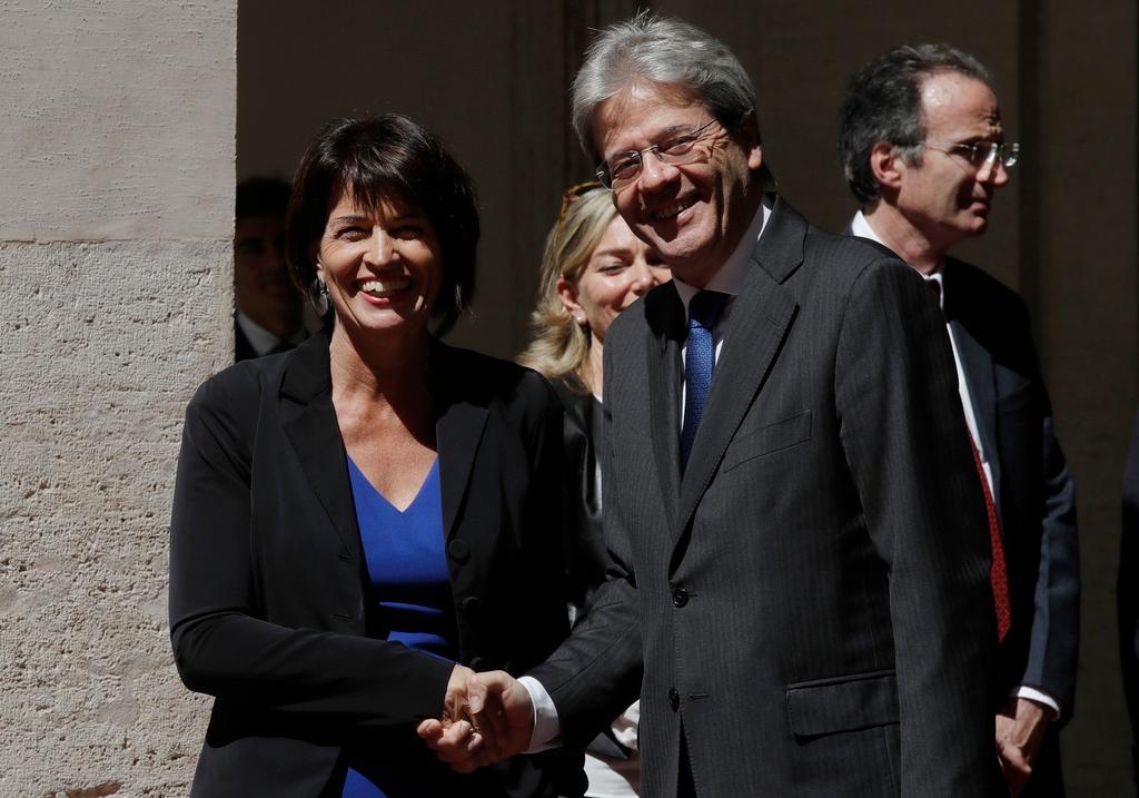 Nell immagine d archivio, Doris Leuthard a Roma con il premier Gentiloni: allora la firma dell accordo sembrava fosse vicina