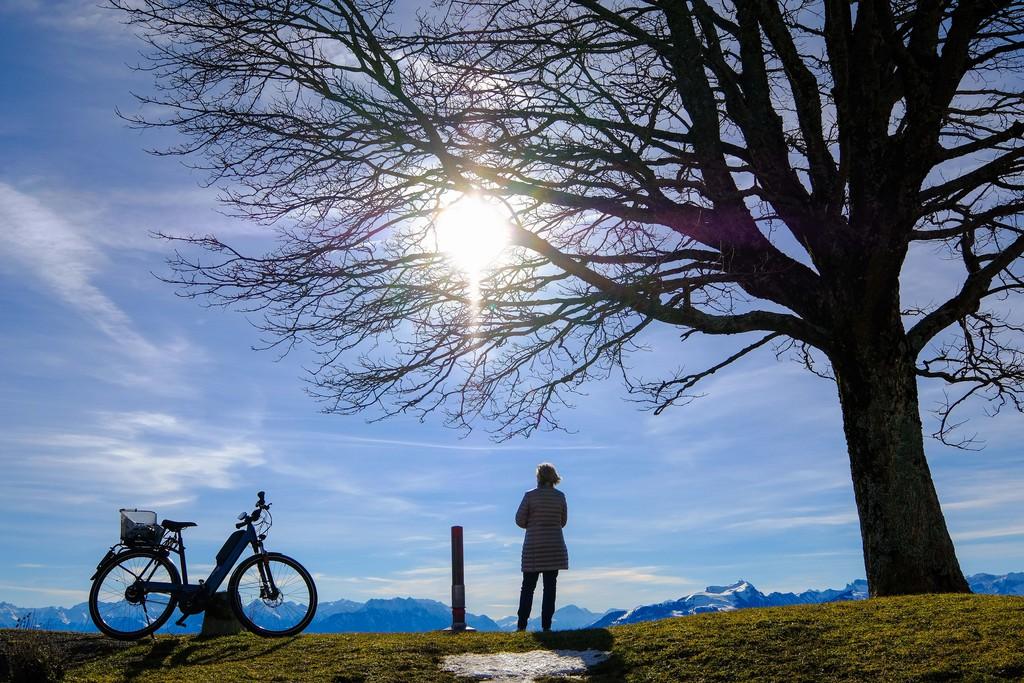 After heavy rains and snow, Switzerland enjoyed spring-like temperatures and sunshine in January