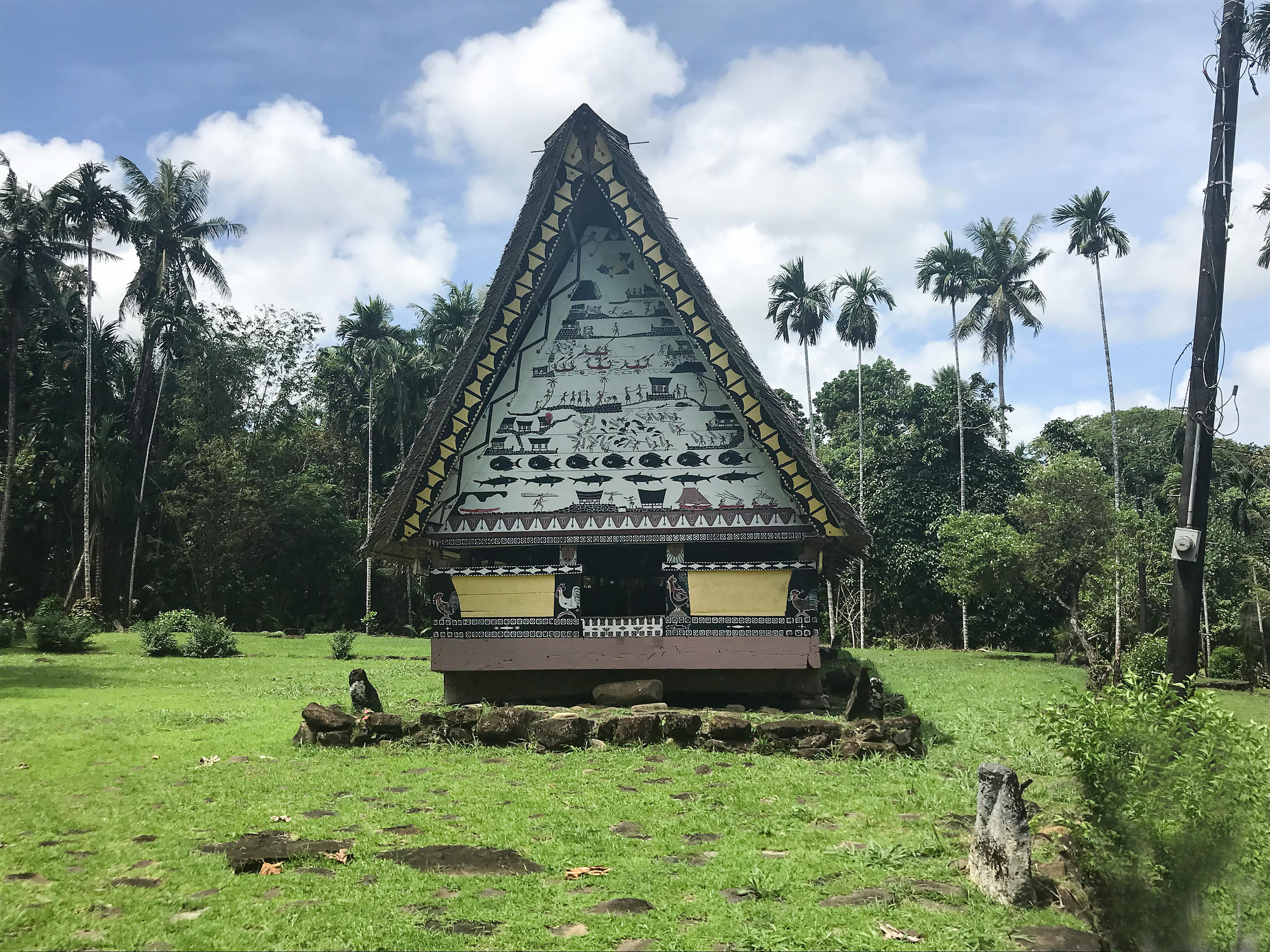Traditional meeting house on Palau