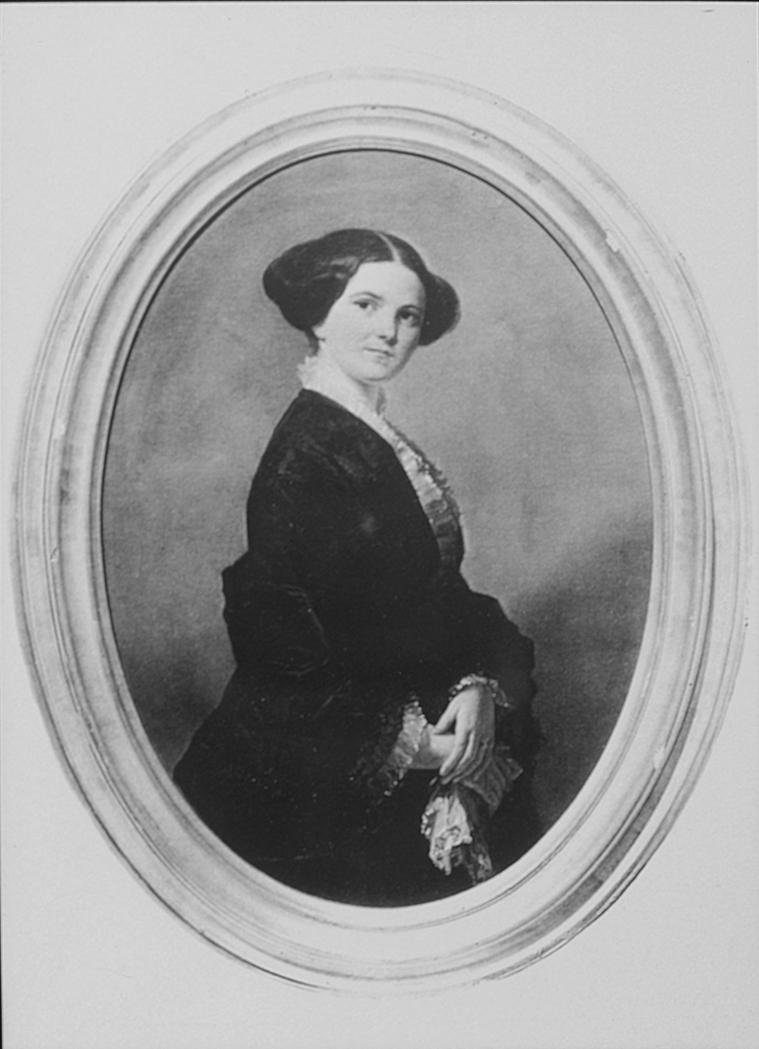 صورة شخصية لسيدة يعود تاريخها إلى أوائل القرن التاسع عشر.