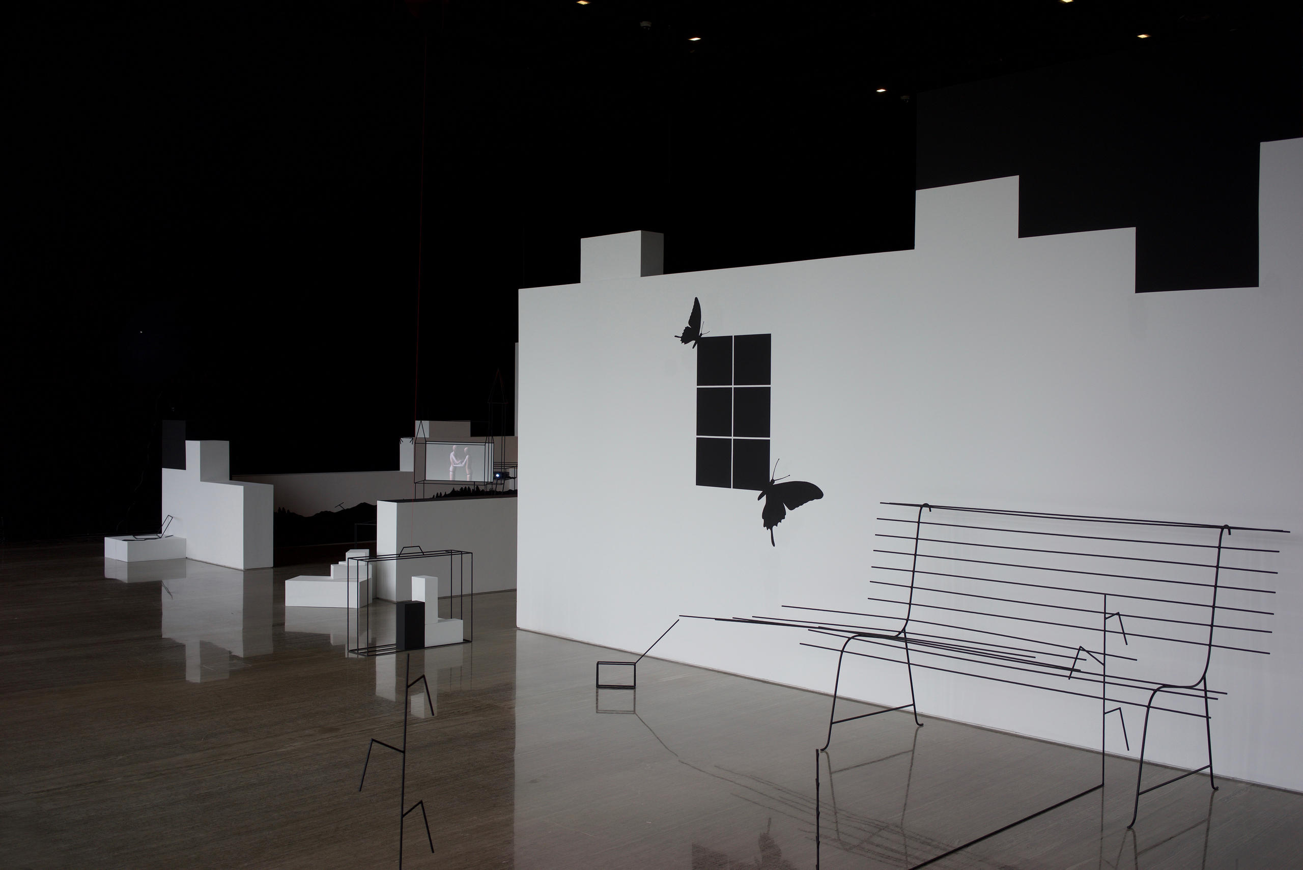 Solo exhibition of Swiss artist Yves Netzhammer, in Shanghai (2017)