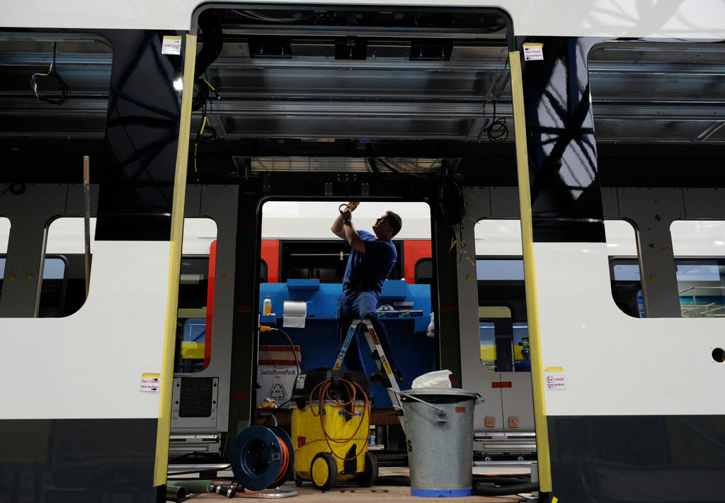 Worker at Stadler Rail