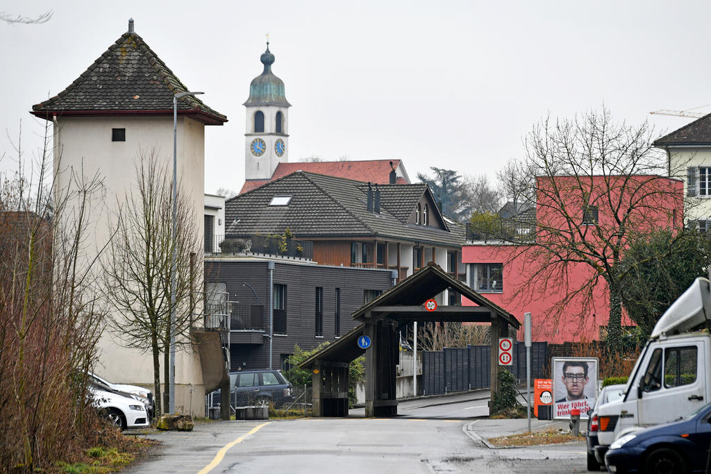 A picture of the village of Rupperswil