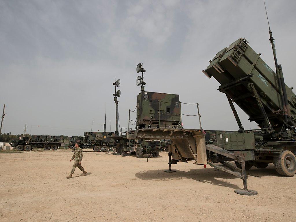 Patriot air defence in the sand