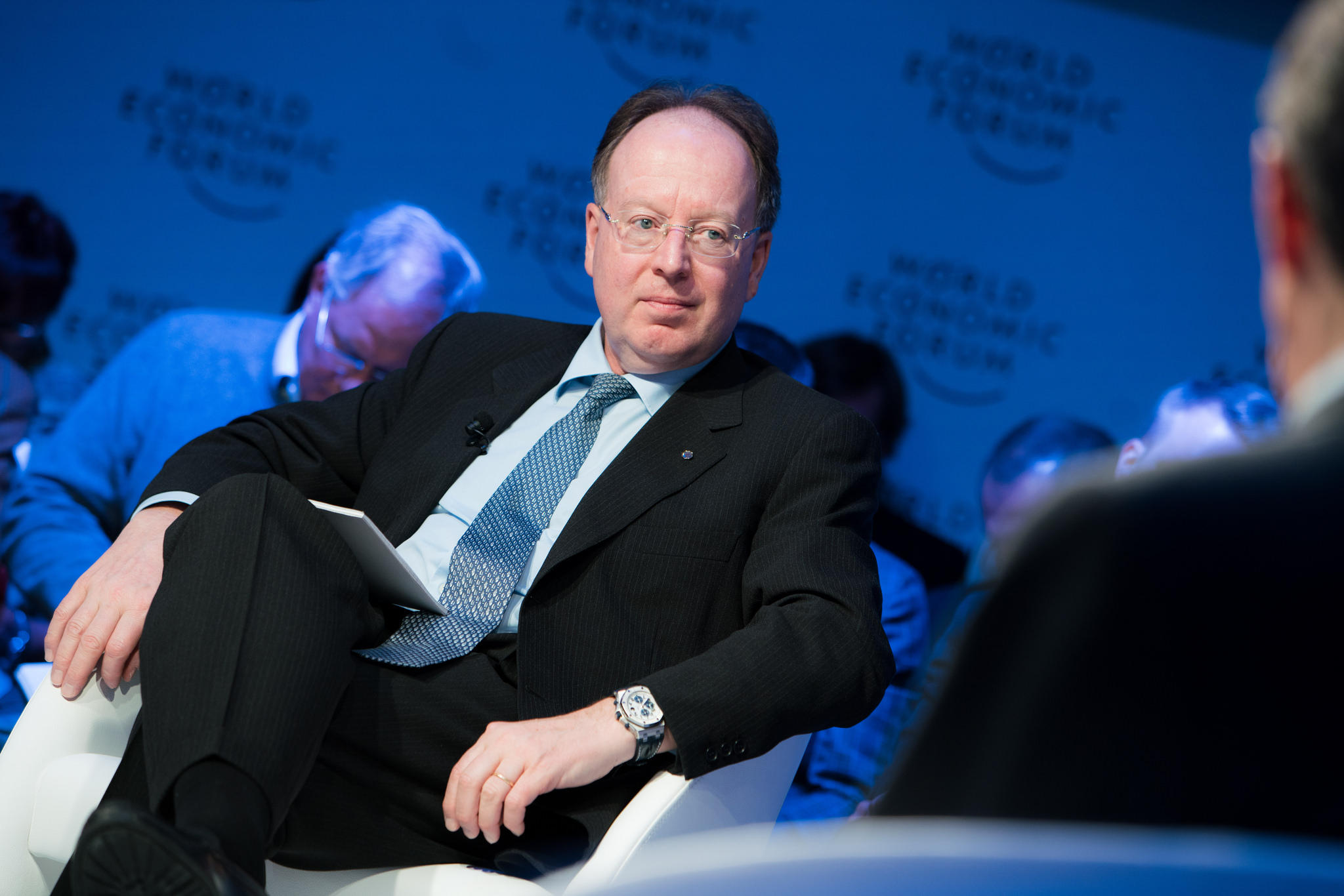 Innosuisse President André Kudelski at the 2018 World Economic Forum in Davos