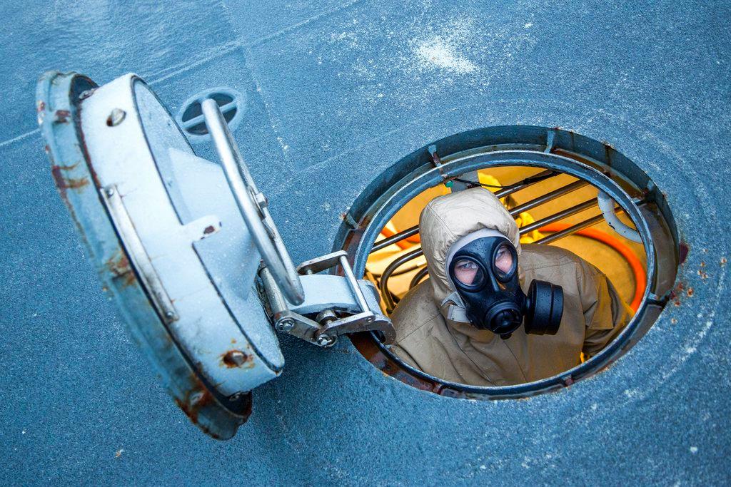 A Norwegian soldier involved in the removal of the chemical stockpile from Syria in 2014