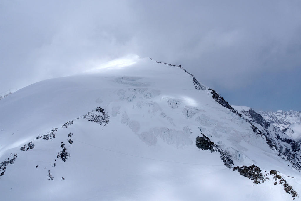 La regione del Pigne d Arolla dove 14 alpinisti sono stati bloccati da una tempesta.