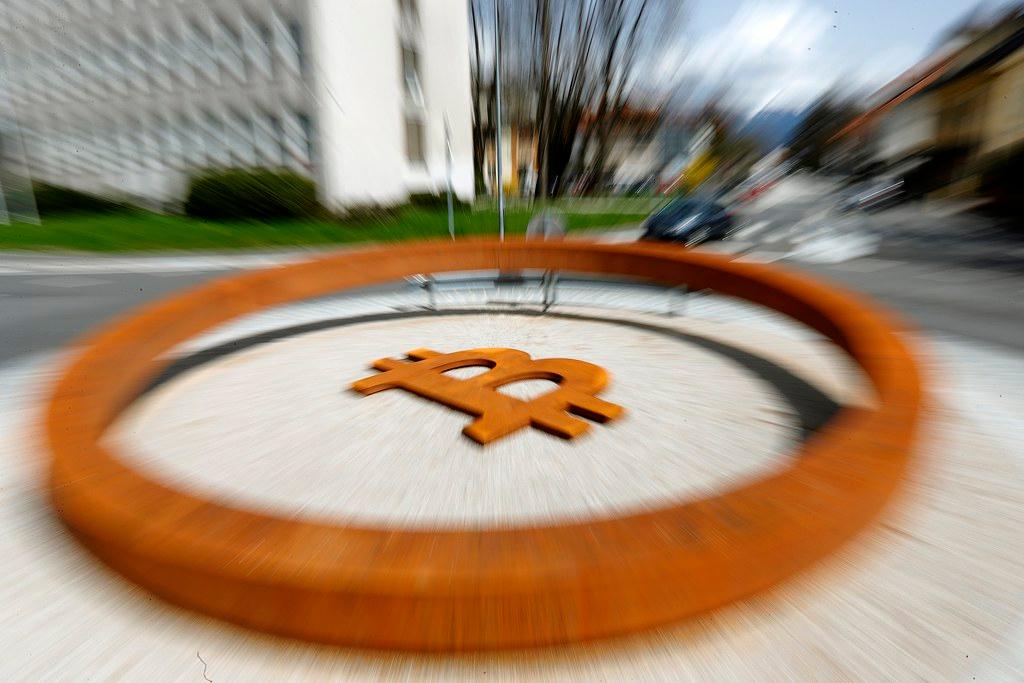 Bitcoin monument en Slovénie