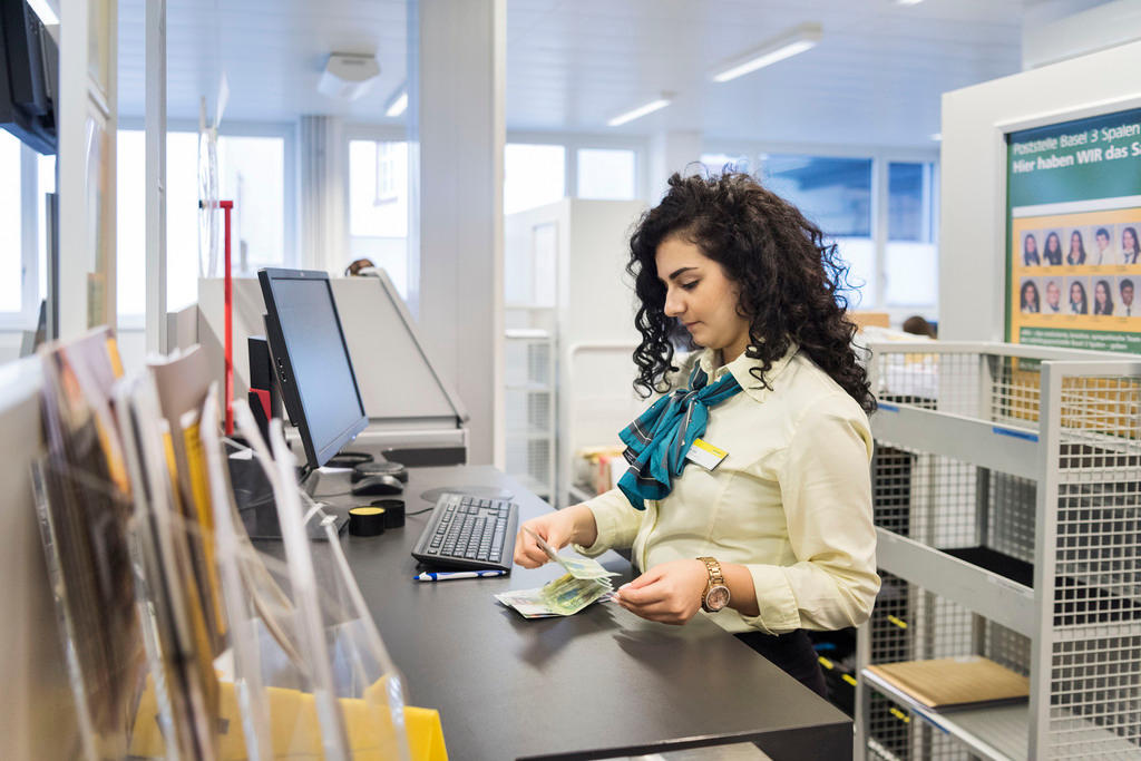 retail trade apprentice of the Swiss Post