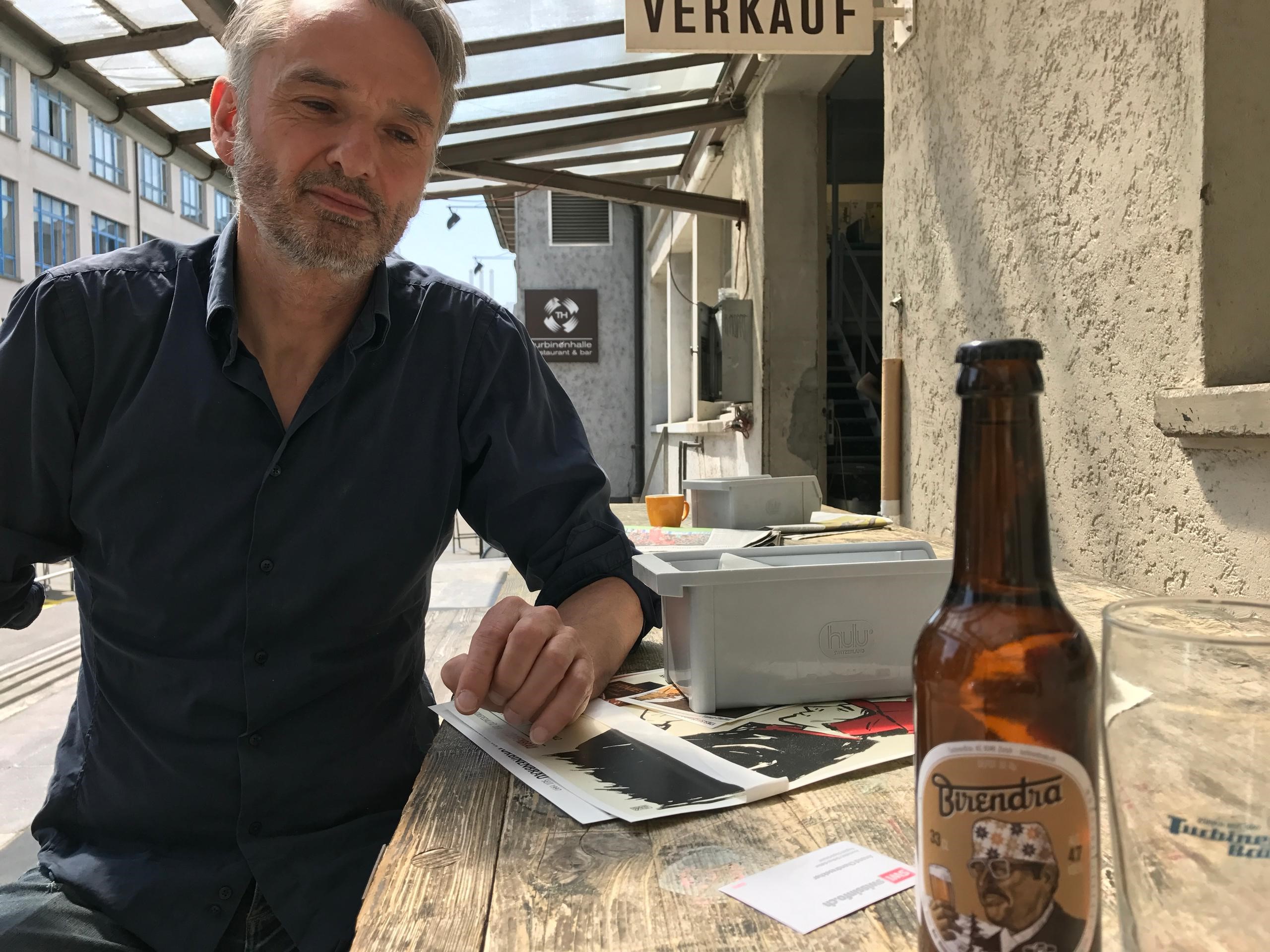 Inside brewery in Zurich