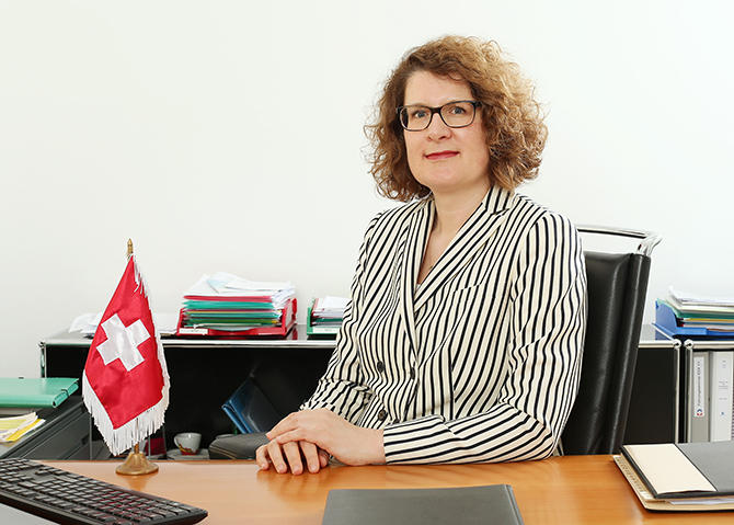 Swiss ambassador Rita Adam 