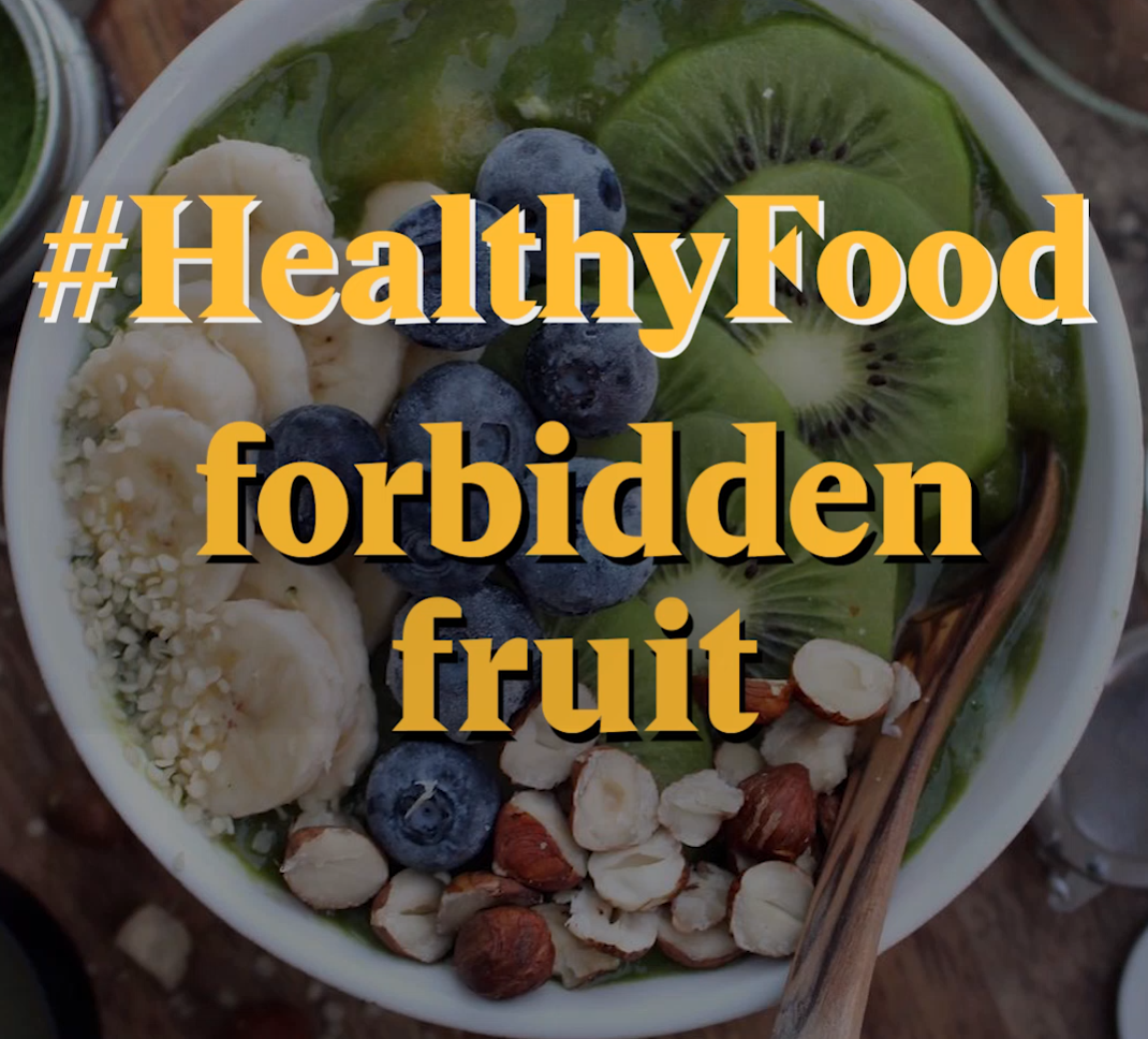 A cover image for a Nouvo video about exotic fruits that are trendy but not environment-friendly.