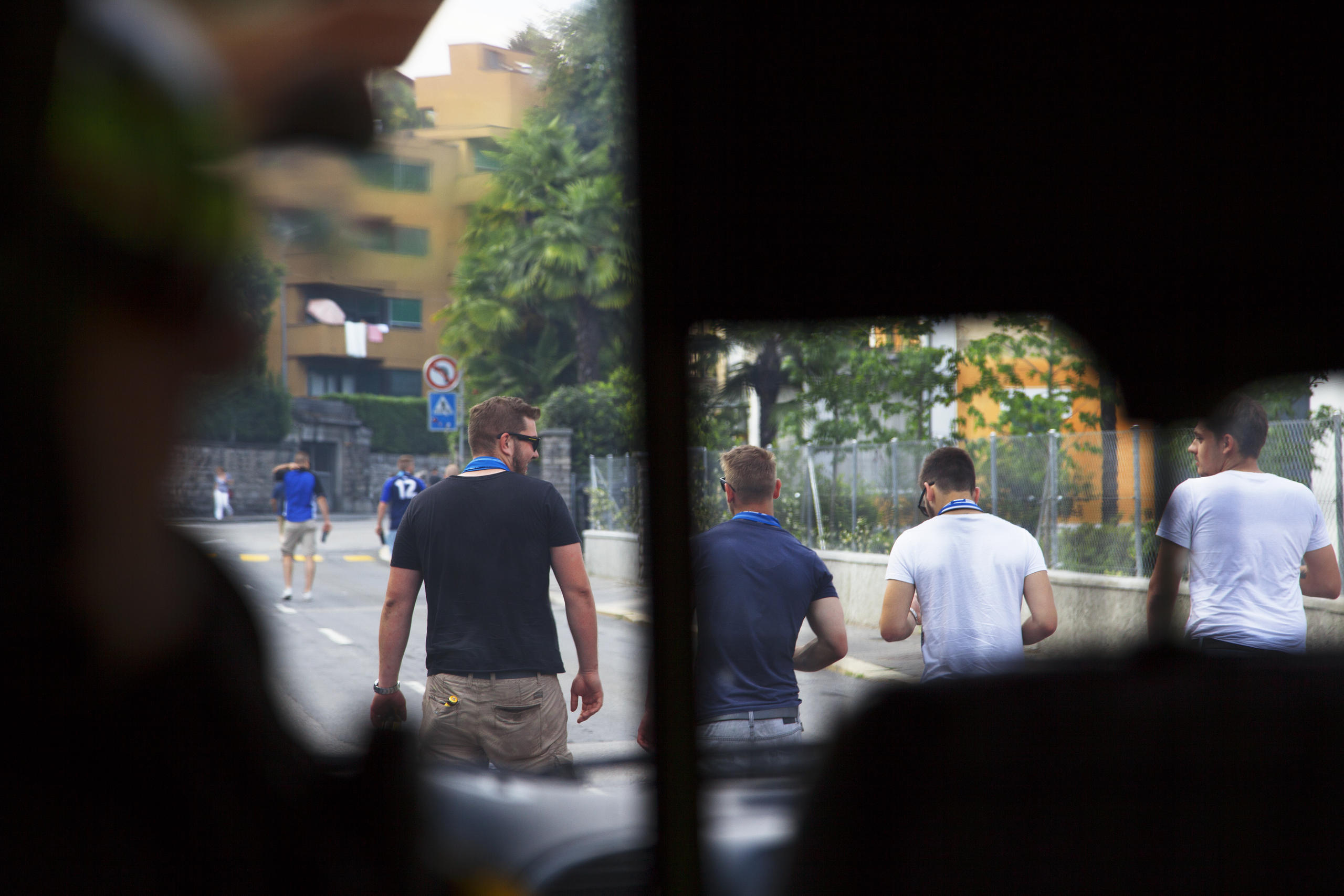 Tifosi durchs Fenster