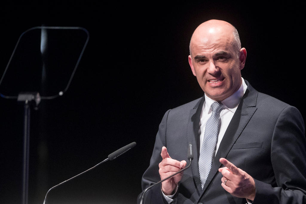 Alain Berset, interior minister and 2018 president, at the Europa Forum