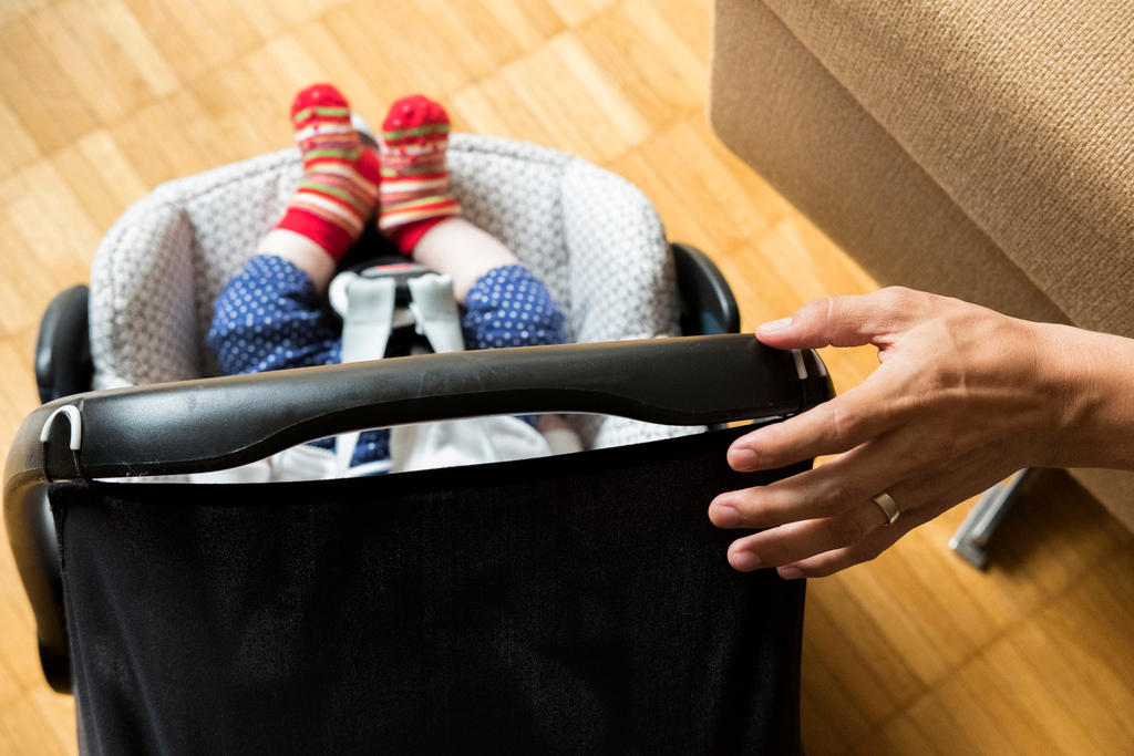 Baby in a carrier