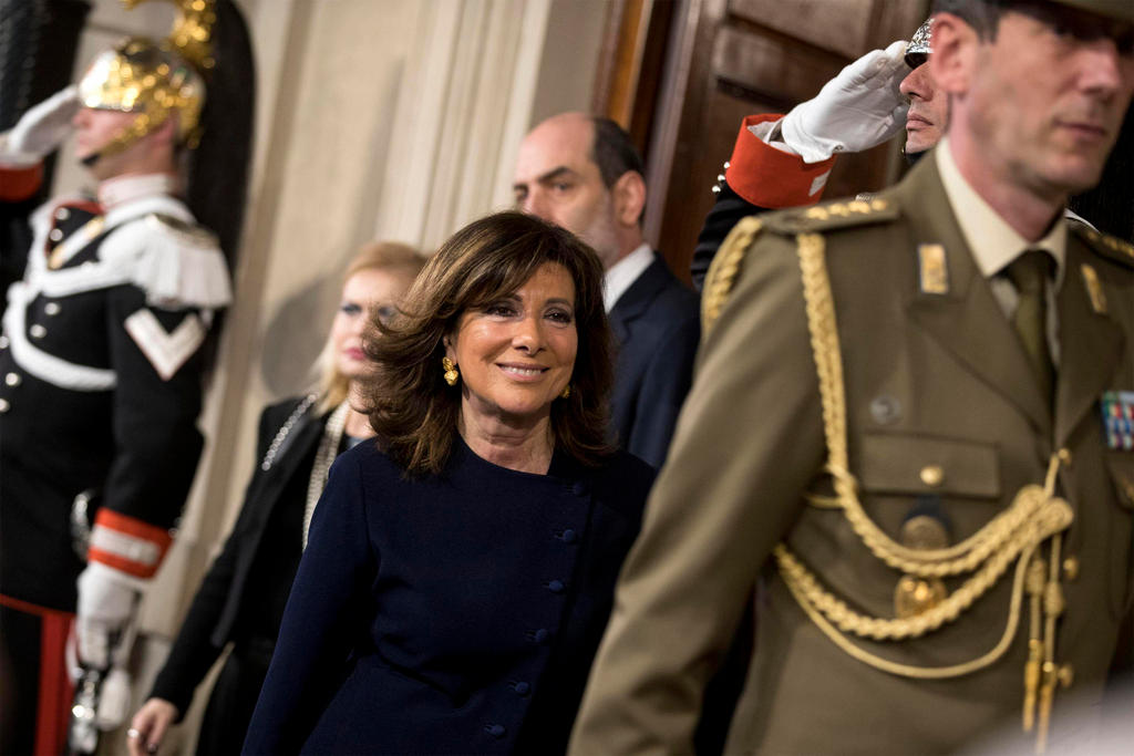 Maria Elisabetta Casellati dopo l incontro con mattarella