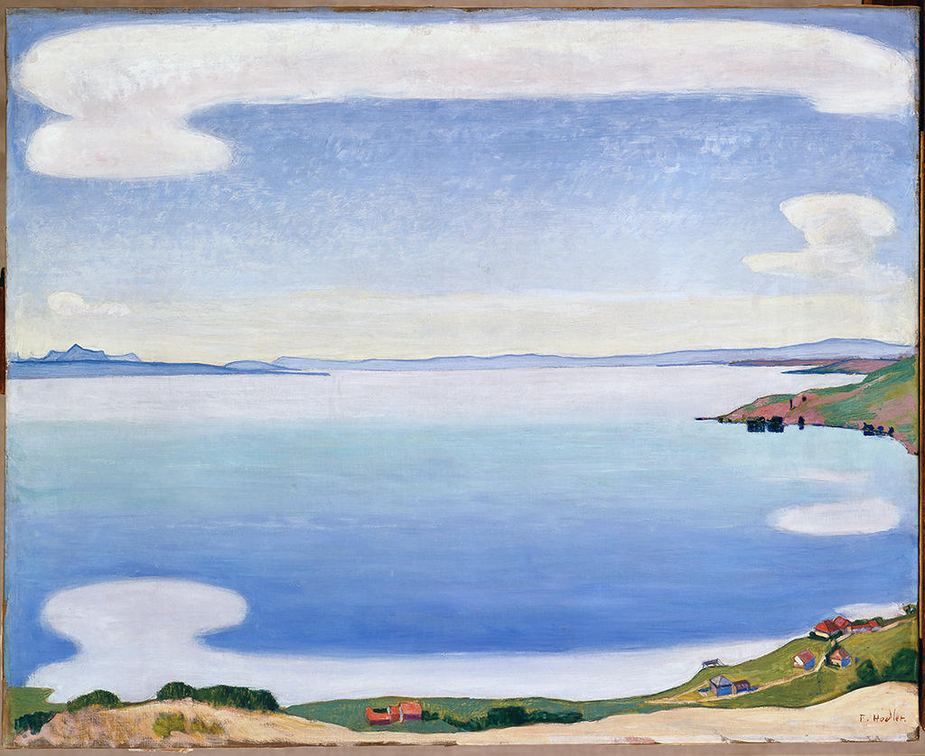 Ferdinand Hodler, El Lago Léman visto desde Chexbres,