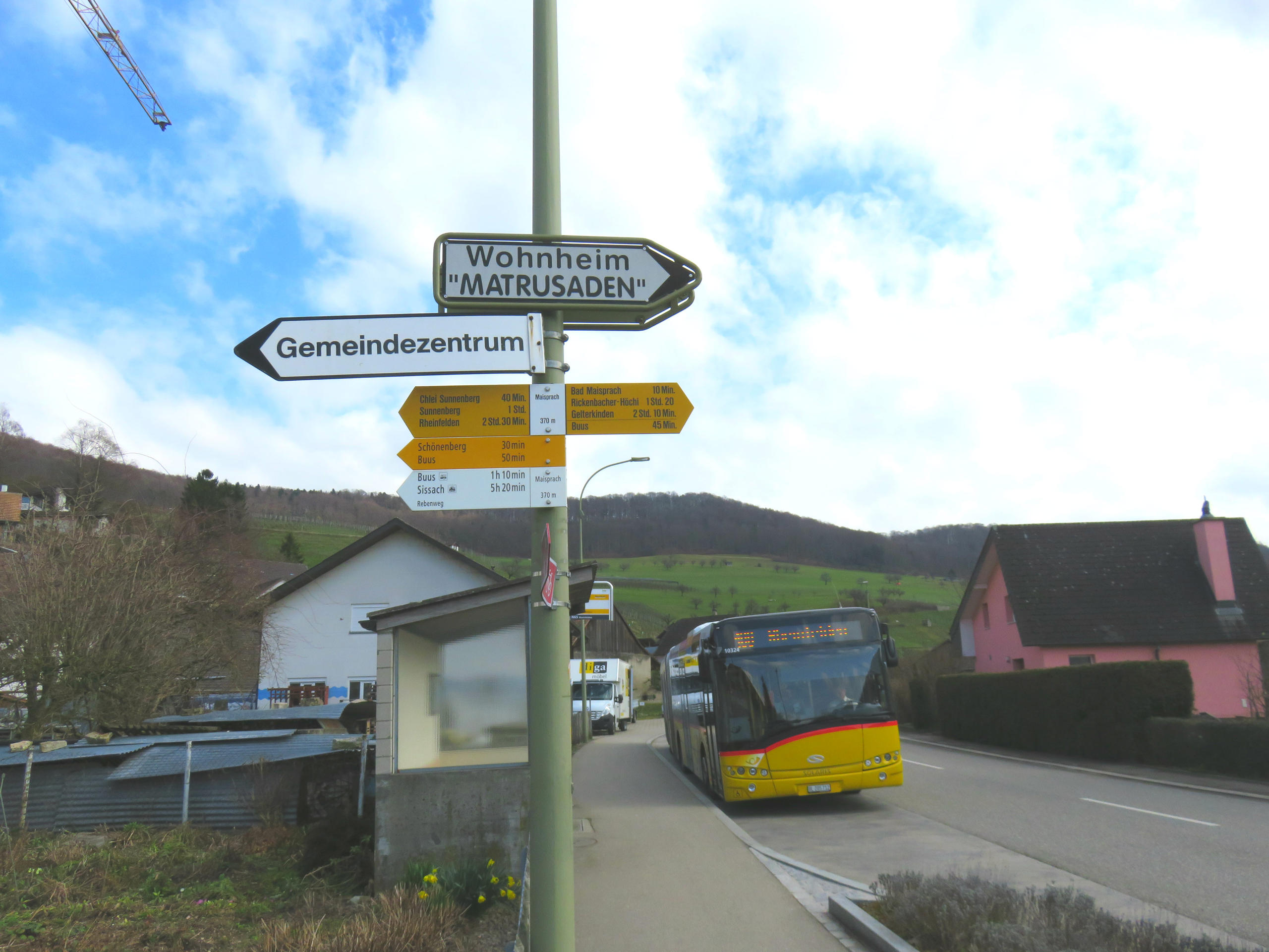 Sign for care home