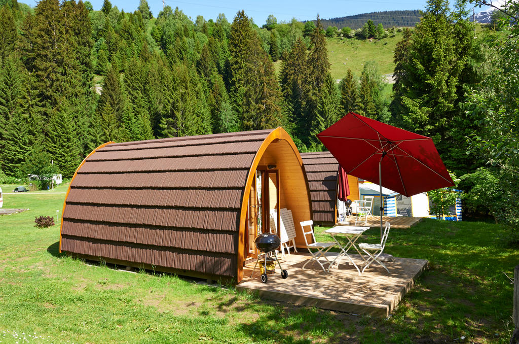 A posh tent in Graubünden