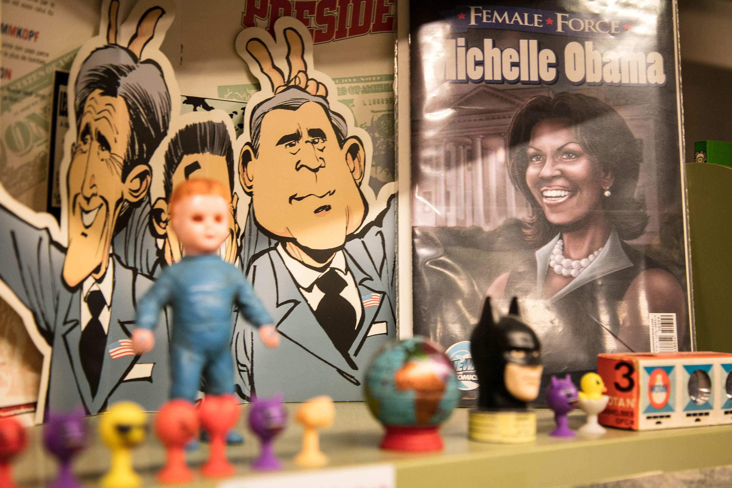 Toys with comics themes