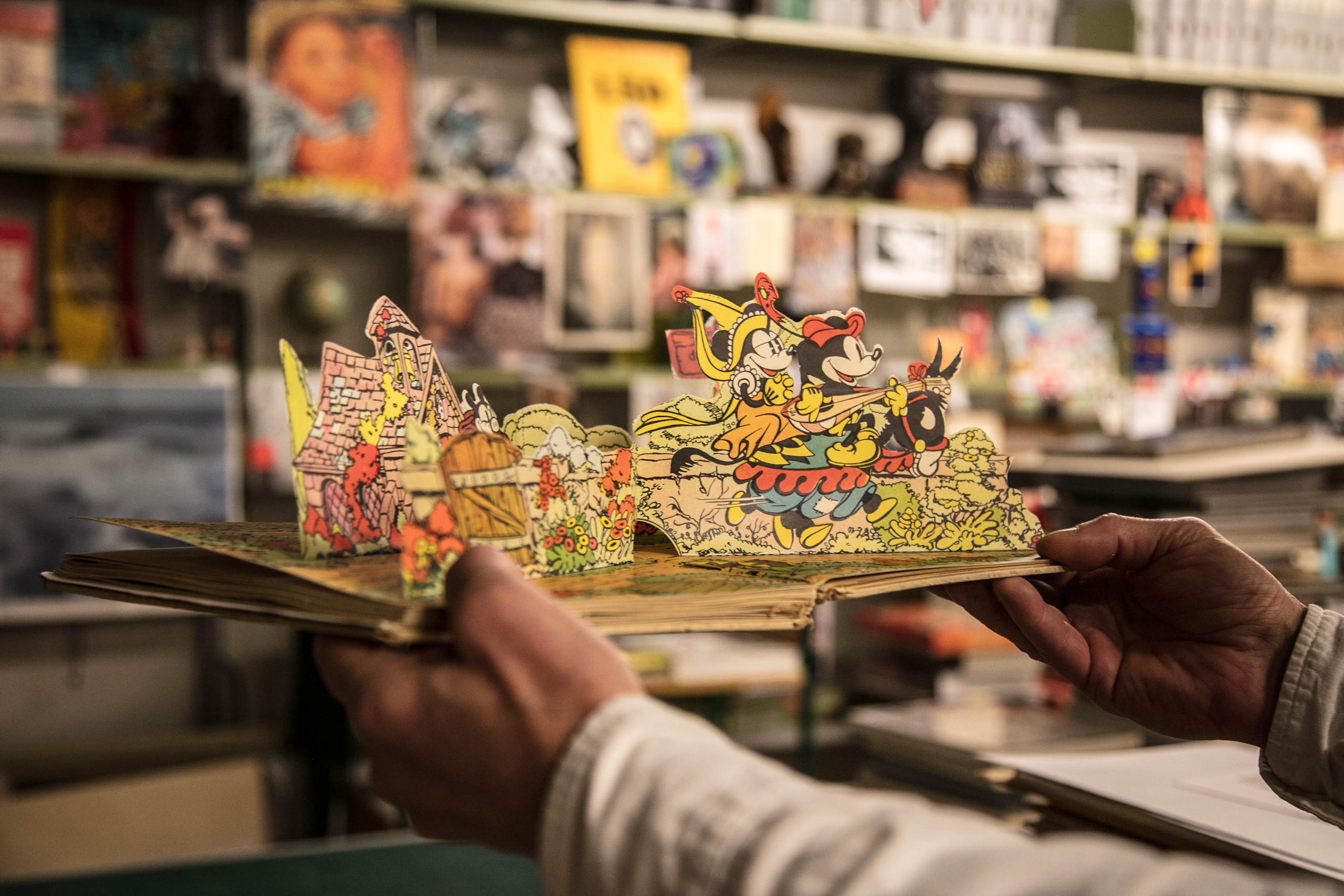 Pop-up book of Mickey Mouse