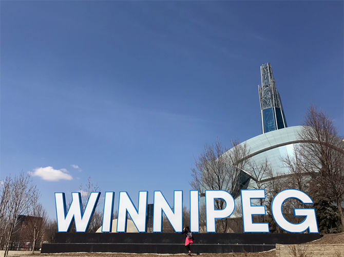 Canadian Museum for Human Rights in Winnipeg, Canada