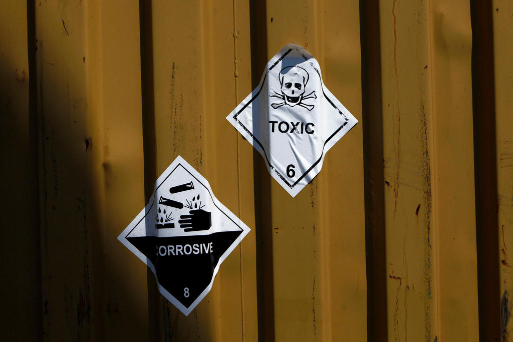 warning signs for toxic chemicals