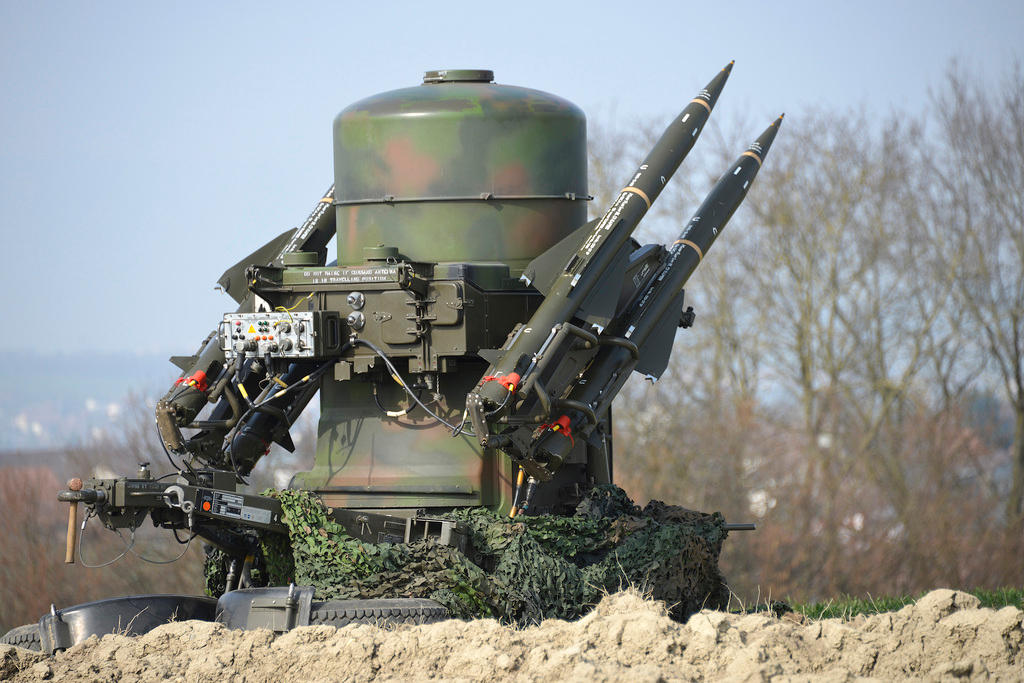 Швейцарская ракетная установка ПВО, 20 марта 2015 года. 