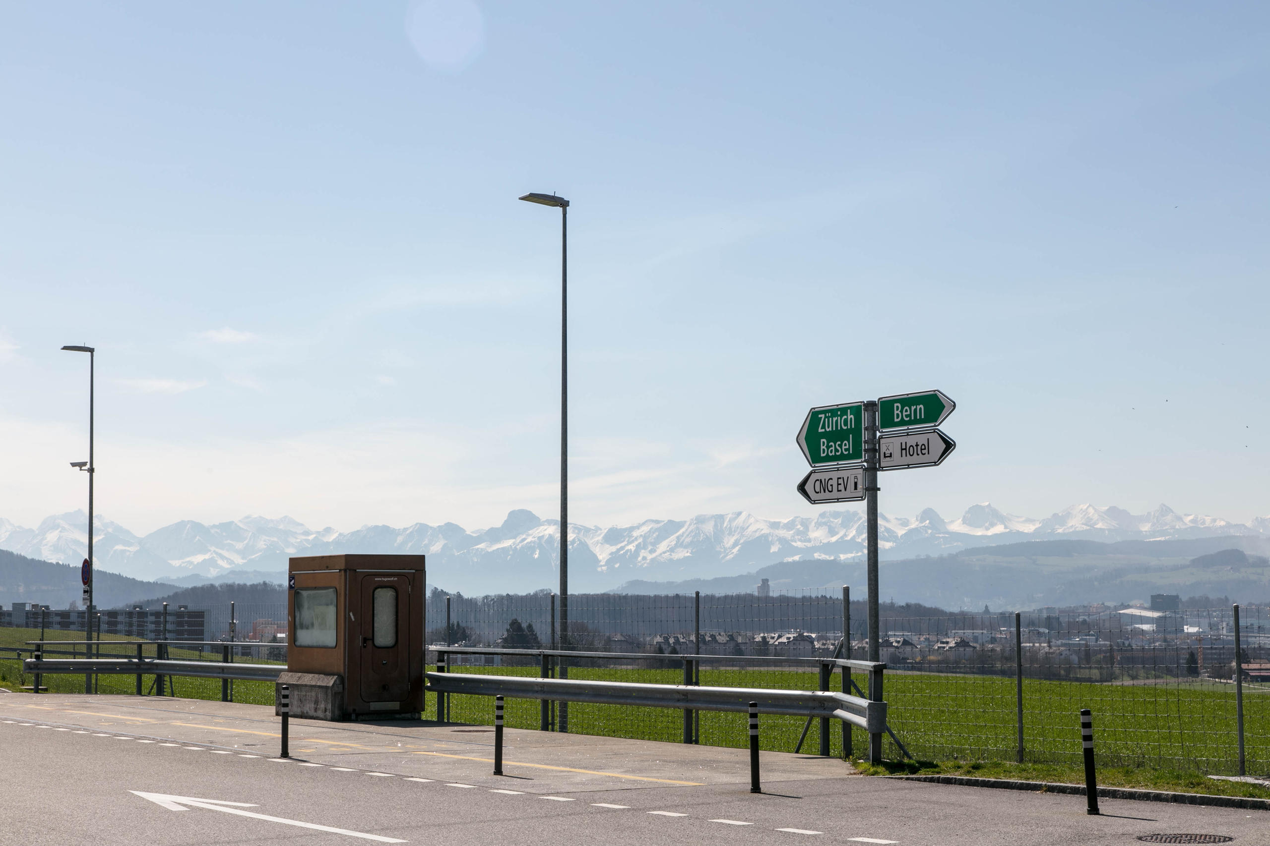 Placas na estrada