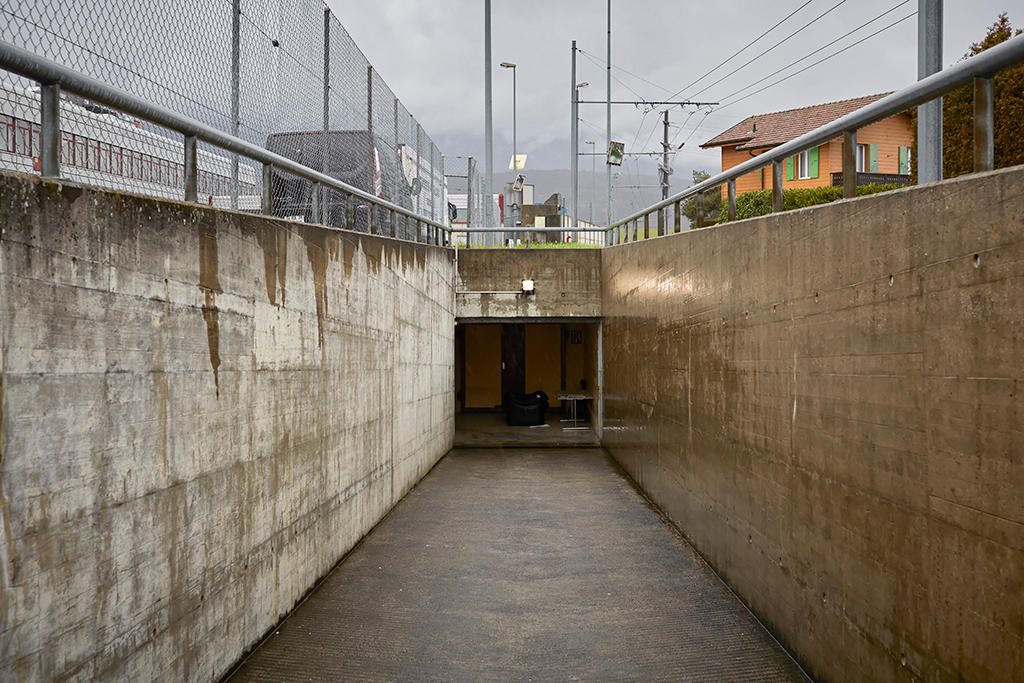 entrance to a place underground