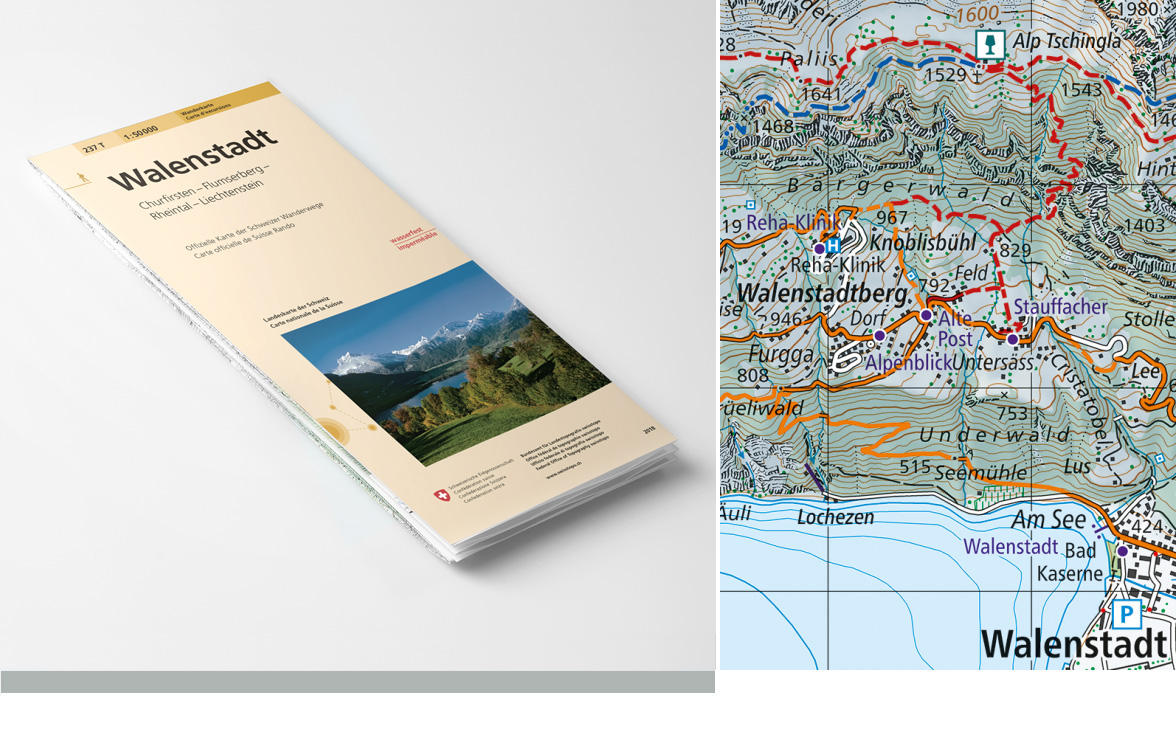 Hiking map