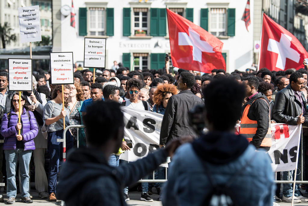 people in demonstration