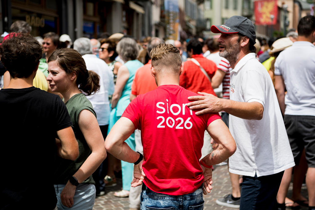 Ein Verlierer der Abstimmung zu Sion 2026 lässt die Schultern hängen