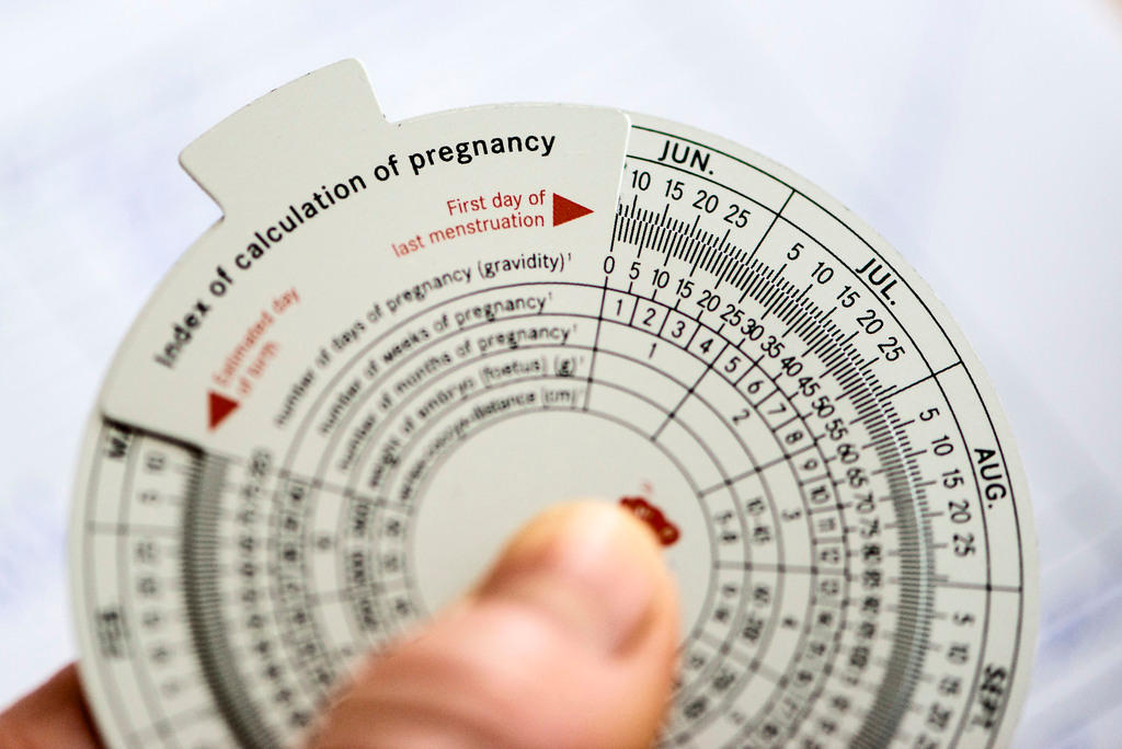 Index of calculation of pregnancy wheel.