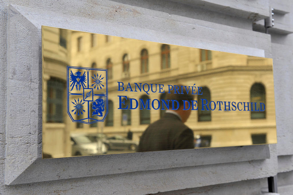 Edmond de Rothschild Group plaque in Geneva